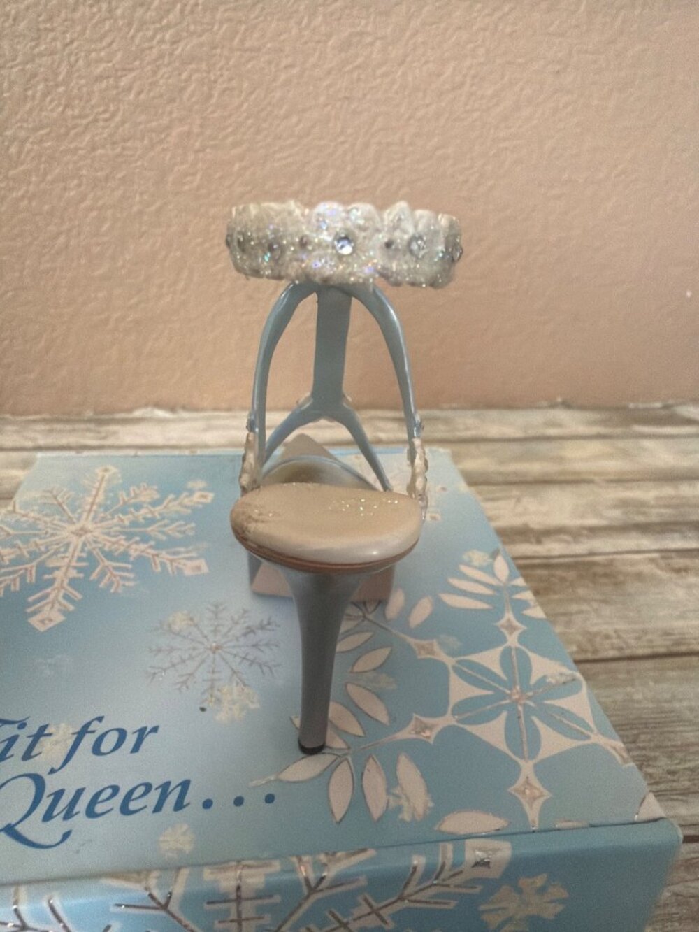 2004 Just the Right Shoe by Raine "Snow Queen" 25489 w/Box 4th Annual Christmas - Picture 6 of 13